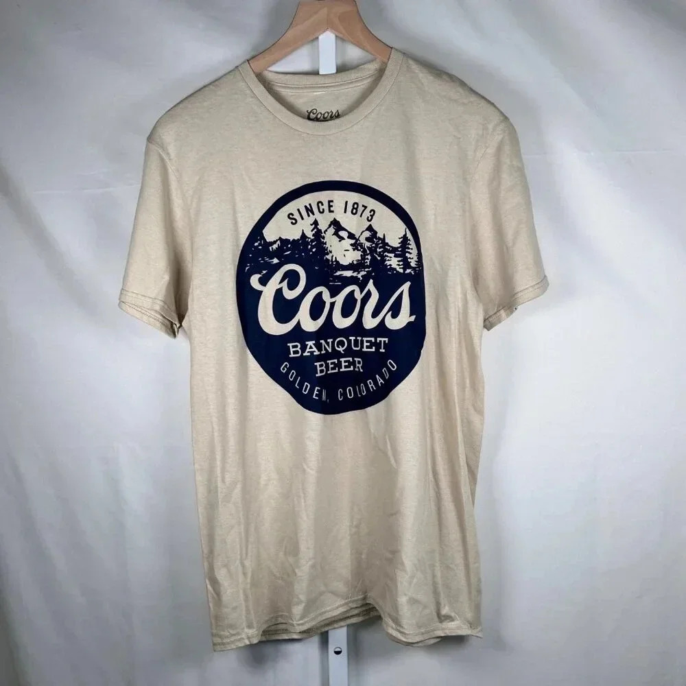 2/$30 Coors Beer Size Medium Adult T-shirt Short Sleeve